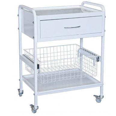 Столик маніпуляційний СМ-3Є (1 ящик, 1 корзина, 480х640х880мм) ТМ ЗАПОВІТ